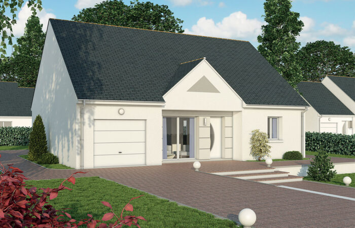 Maison en 3D traditionnelle