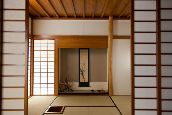 Intérieur d'une maison traditionnelle japonaise