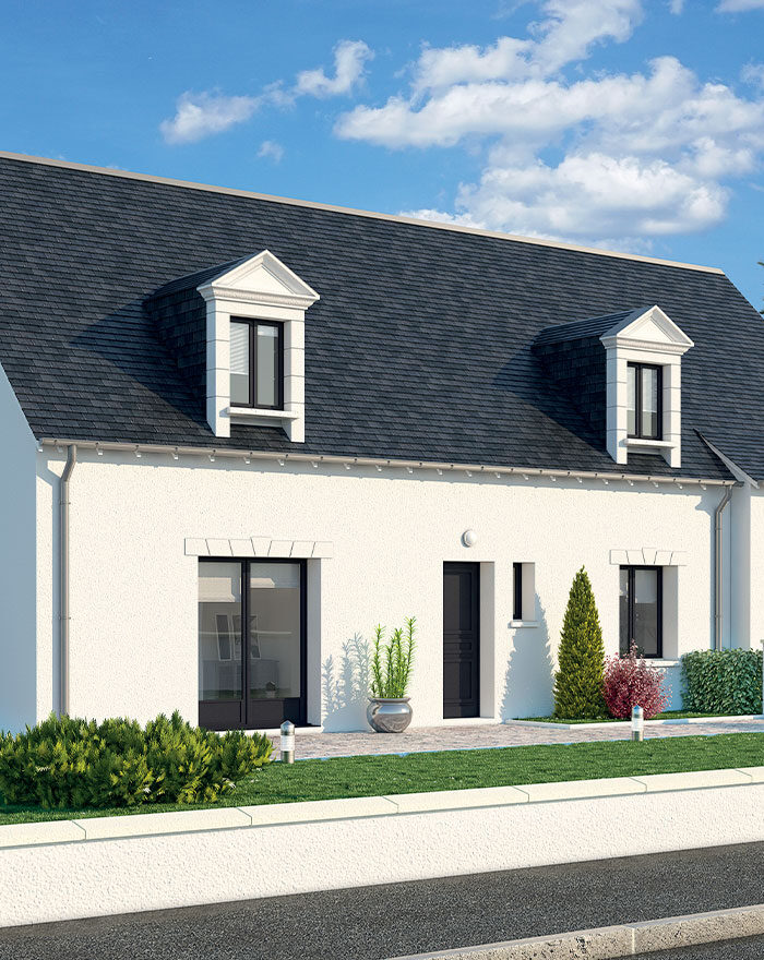 Maison traditionelle en 3D