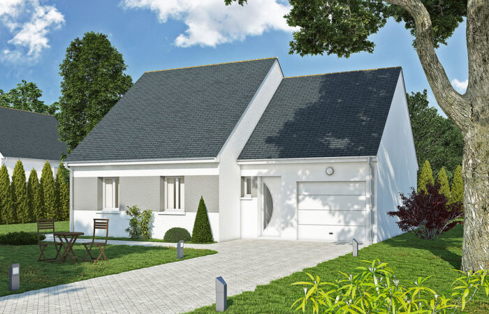 Maison traditionelle en 3D