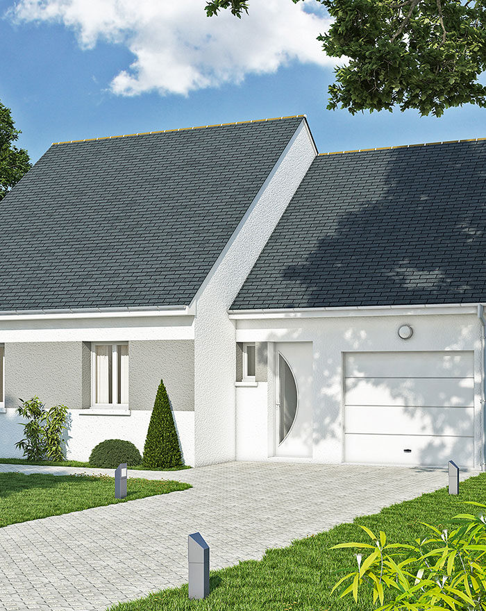 Maison traditionelle en 3D