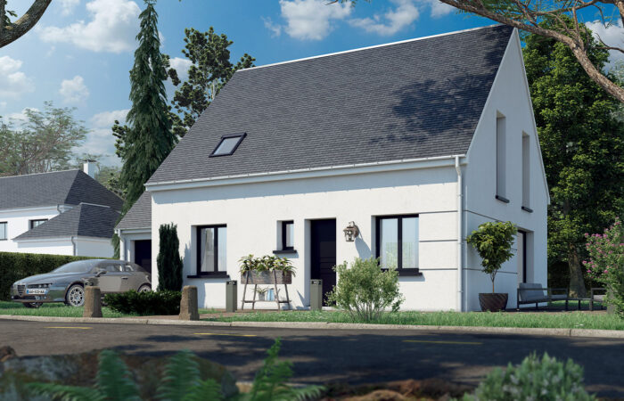 Maison traditionnelle en 3D