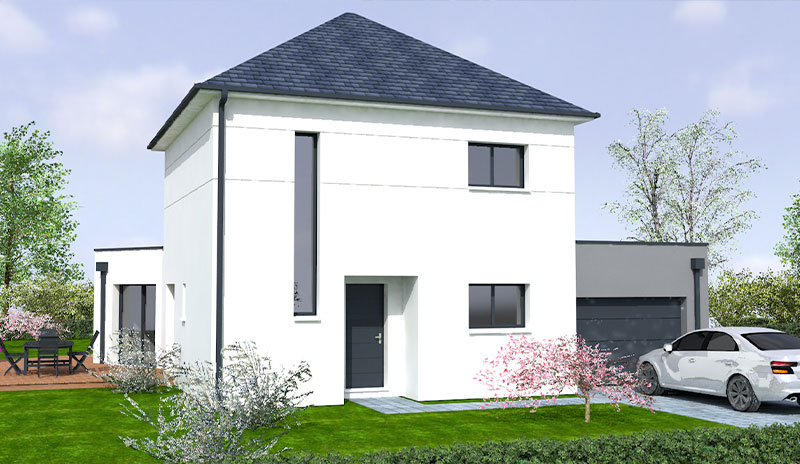 Modèle Maison 110m2 avec étage